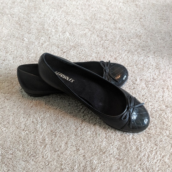 aerosoles black flats